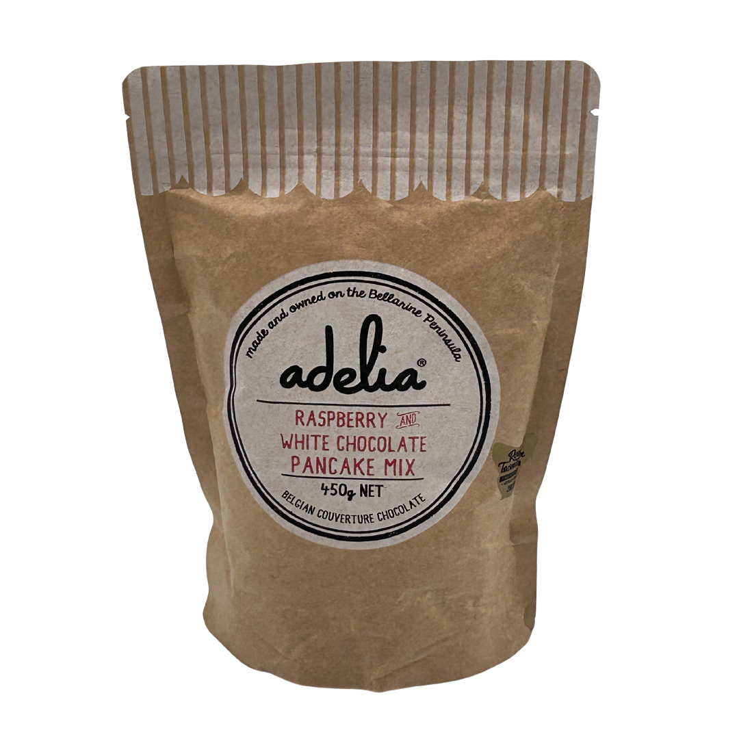 Adelia Raspberry & White Choc Pancake Mix 450g