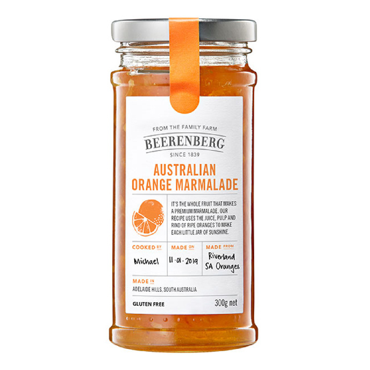 Beerenberg Orange Marmalade 300g