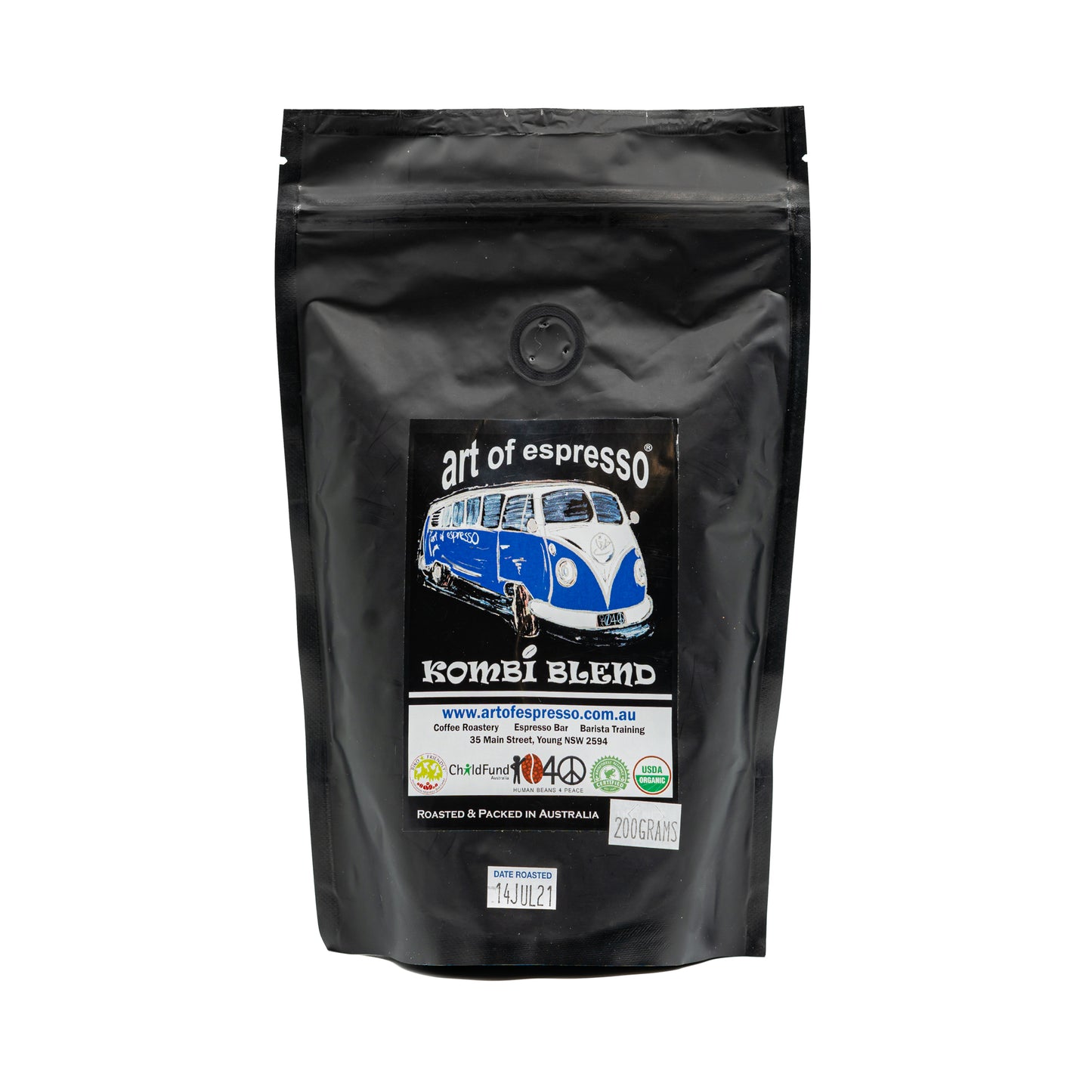 Art of Espresso Coffee - Kombi Blend Beans 200g