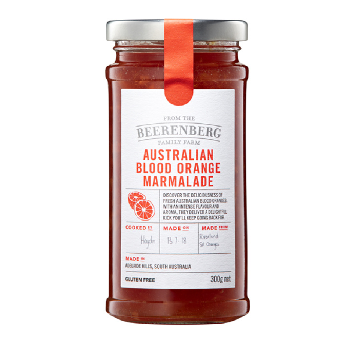 Beerenberg Blood Orange Marmalade 300g