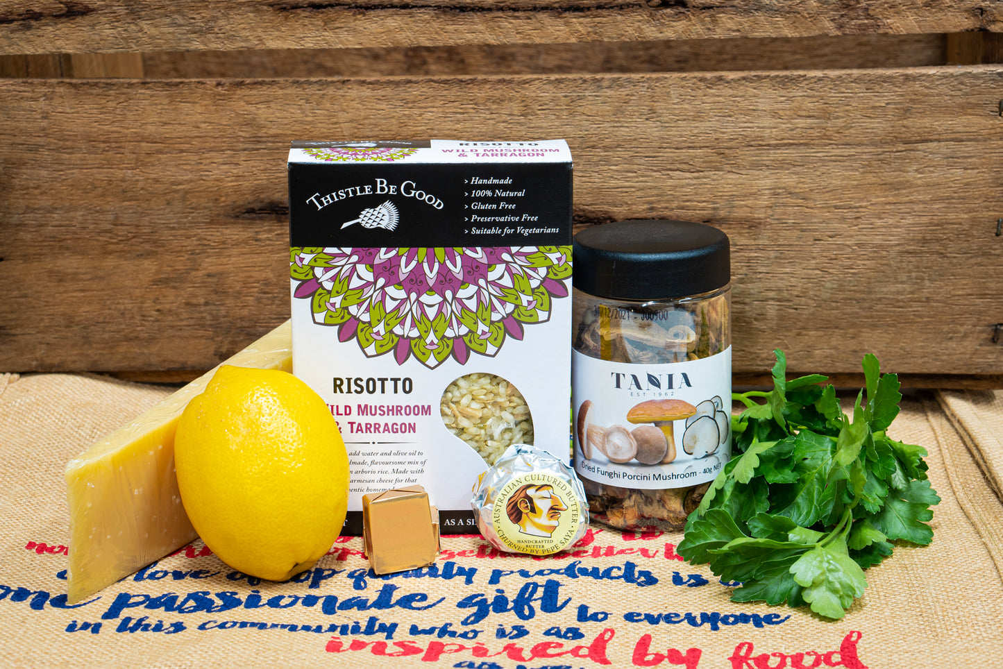 Wild Mushroom Risotto (Vegetarian) DIY Meal Kit