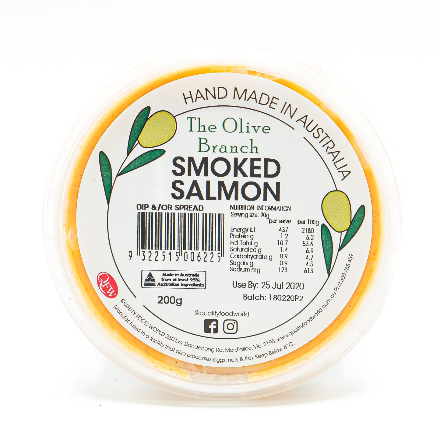 The OB Smoked Salmon Dip 200g