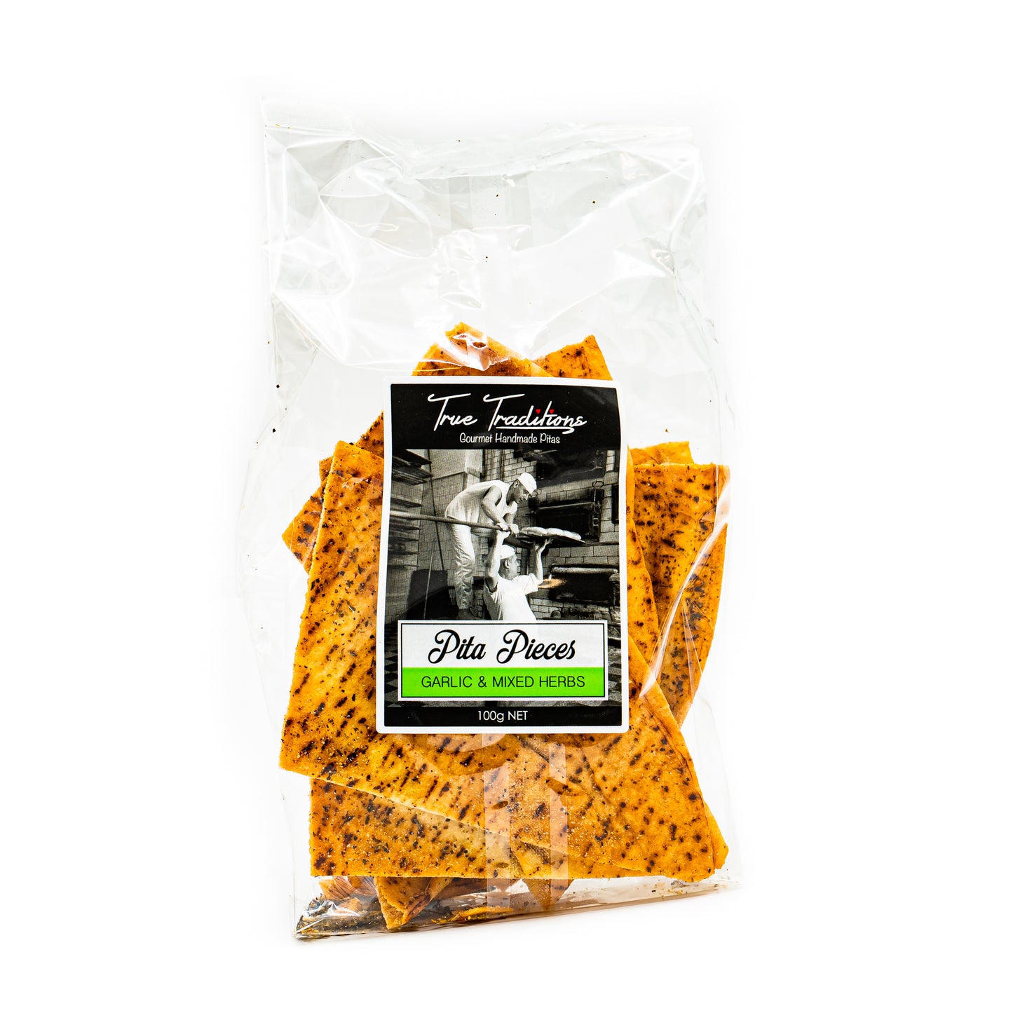 Pita Pieces Garlic & Mixed Herb 100g