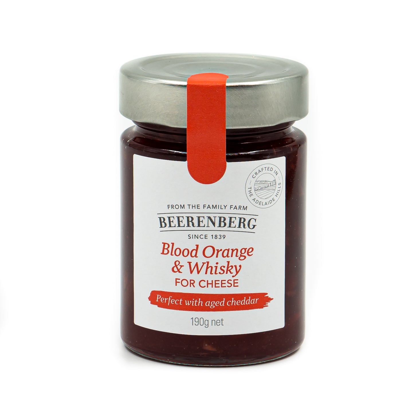 Beerenberg Blood Orange & Whisky 190g