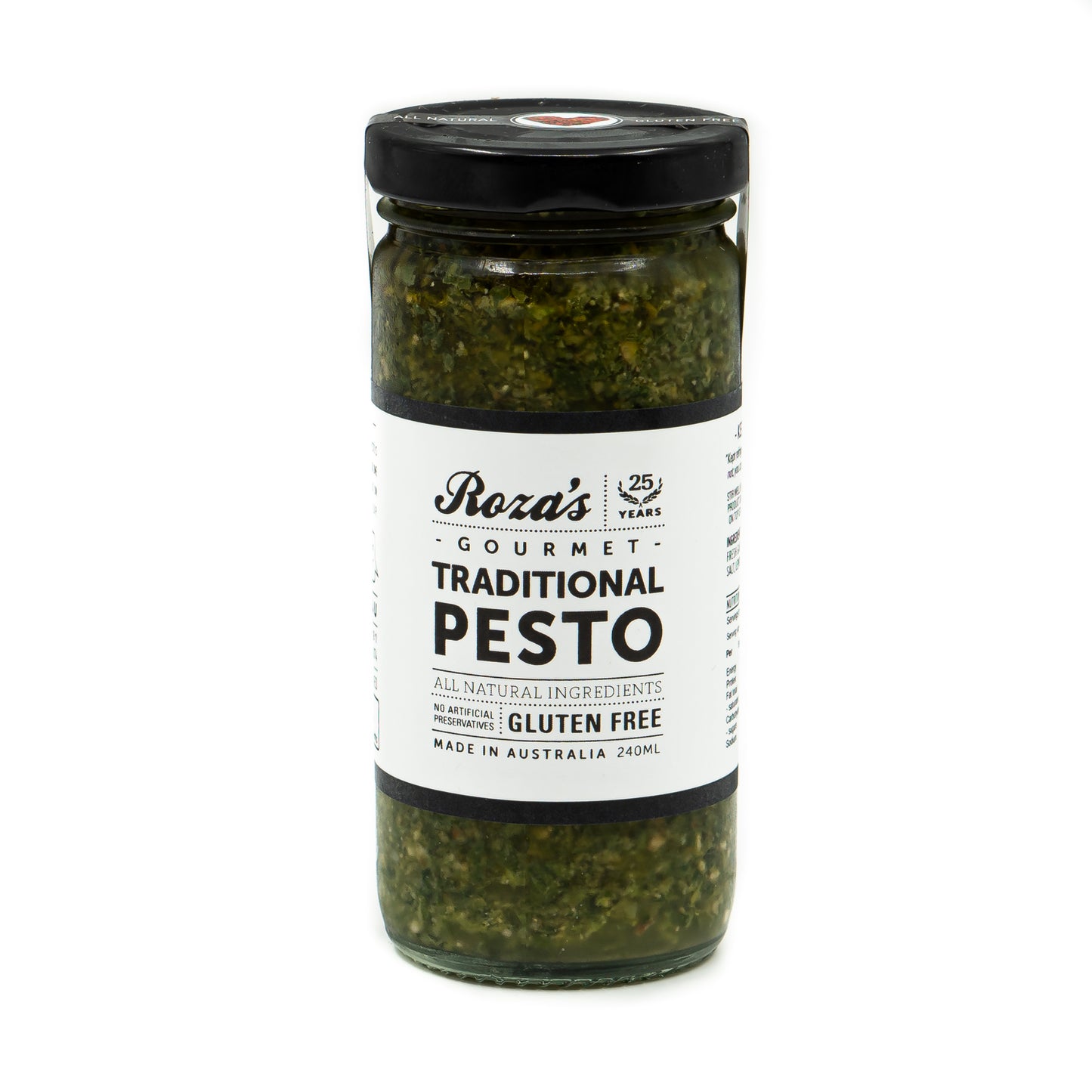 Roza's Gourmet Traditional Pesto (GF) 240ml