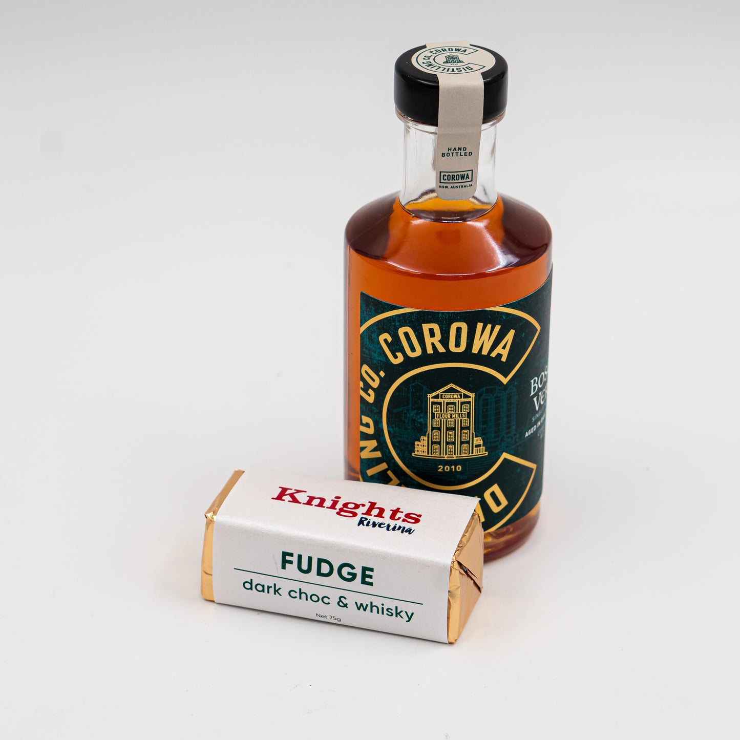 Knights Riverina X Corowa Whisky Fudge: Dark Choc & Whisky