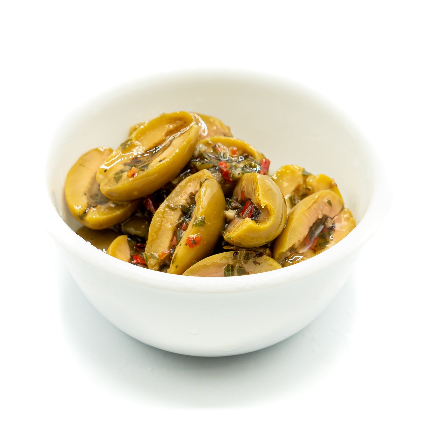 Green Olives with Herbs
