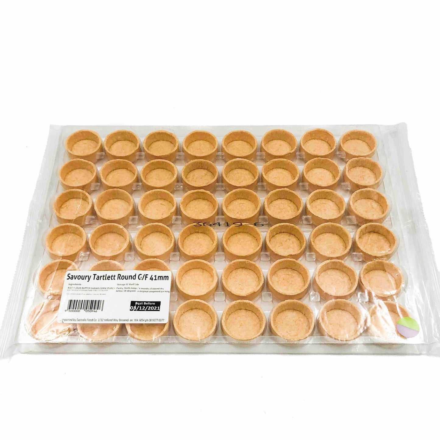 GF Sweet Round Tart Shells 41mm (48 pack)