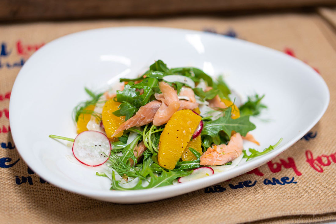 Spring Smoked Trout Salad