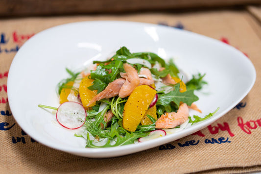 Spring Smoked Trout Salad