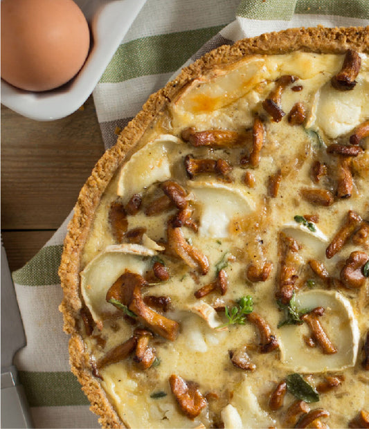 Recipe: Mushroom & Truffle Brie Tart