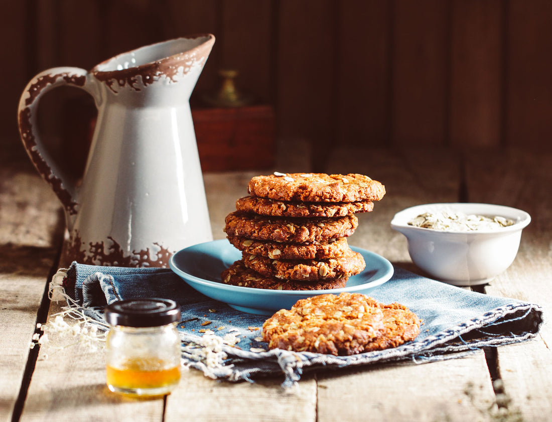 Recipe: White Chocolate and Macadamia ANZAC Biscuits