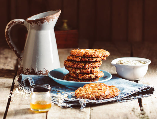 Recipe: White Chocolate and Macadamia ANZAC Biscuits