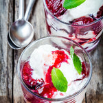 Recipe: Vanilla Ice Cream with Port Plums