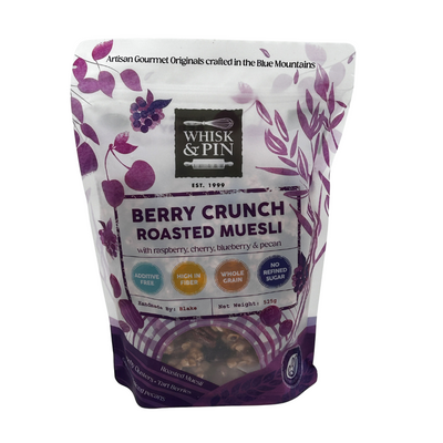 Whisk & Pin Berry Crunch Roasted Muesli 525g