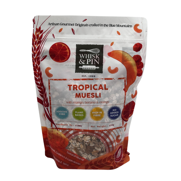 Whisk & Pin Tropical Muesli 525g