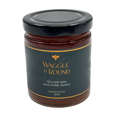 Waggle & Round Pure Honey 250ml