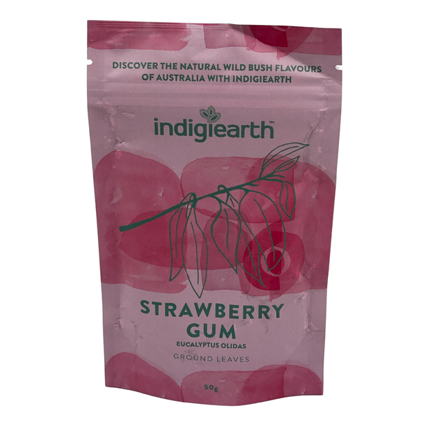 Indigiearth Strawberry Gum Ground Leaves 50g