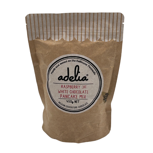 Adelia Raspberry & White Choc Pancake Mix 450g