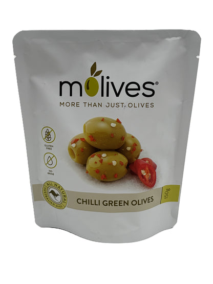 Molives Chilli marinated green olives 150g