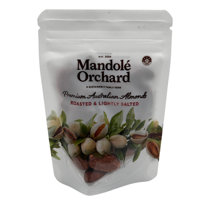 Mandole Orchard Almonds Roasted & Lightly Salted 50g