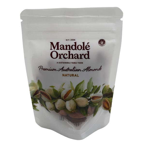 Mandole Orchard Almonds Natural 50g