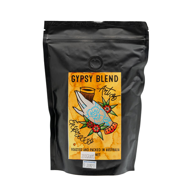 Art of Espresso Coffee - Gypsy Blend Beans 200g