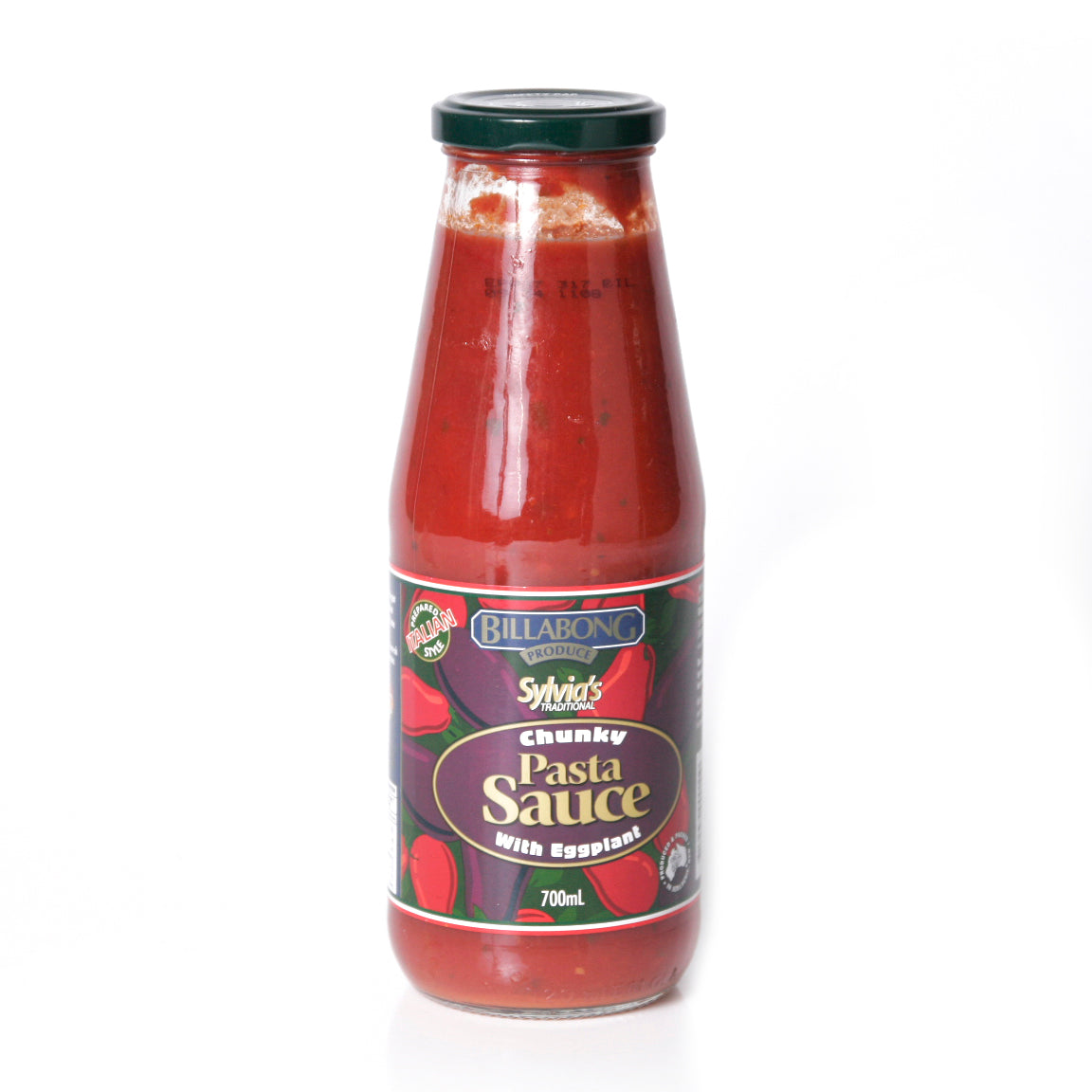 Billabong Chunky Pasta Sauce with Eggplant 700ml