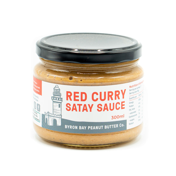 Byron Bay Red Curry Satay Sauce 300ml