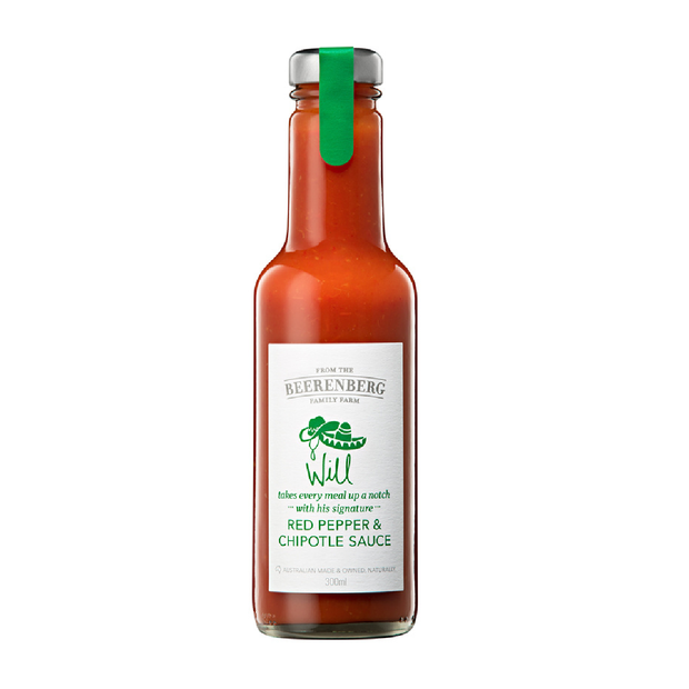 Beerenberg Red Pepper & Chipotle Sauce 300ml