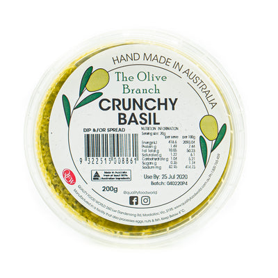 The OB Crunchy Basil Dip 250g