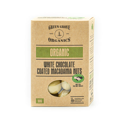 White Chocolate Coated Macadamias 180g