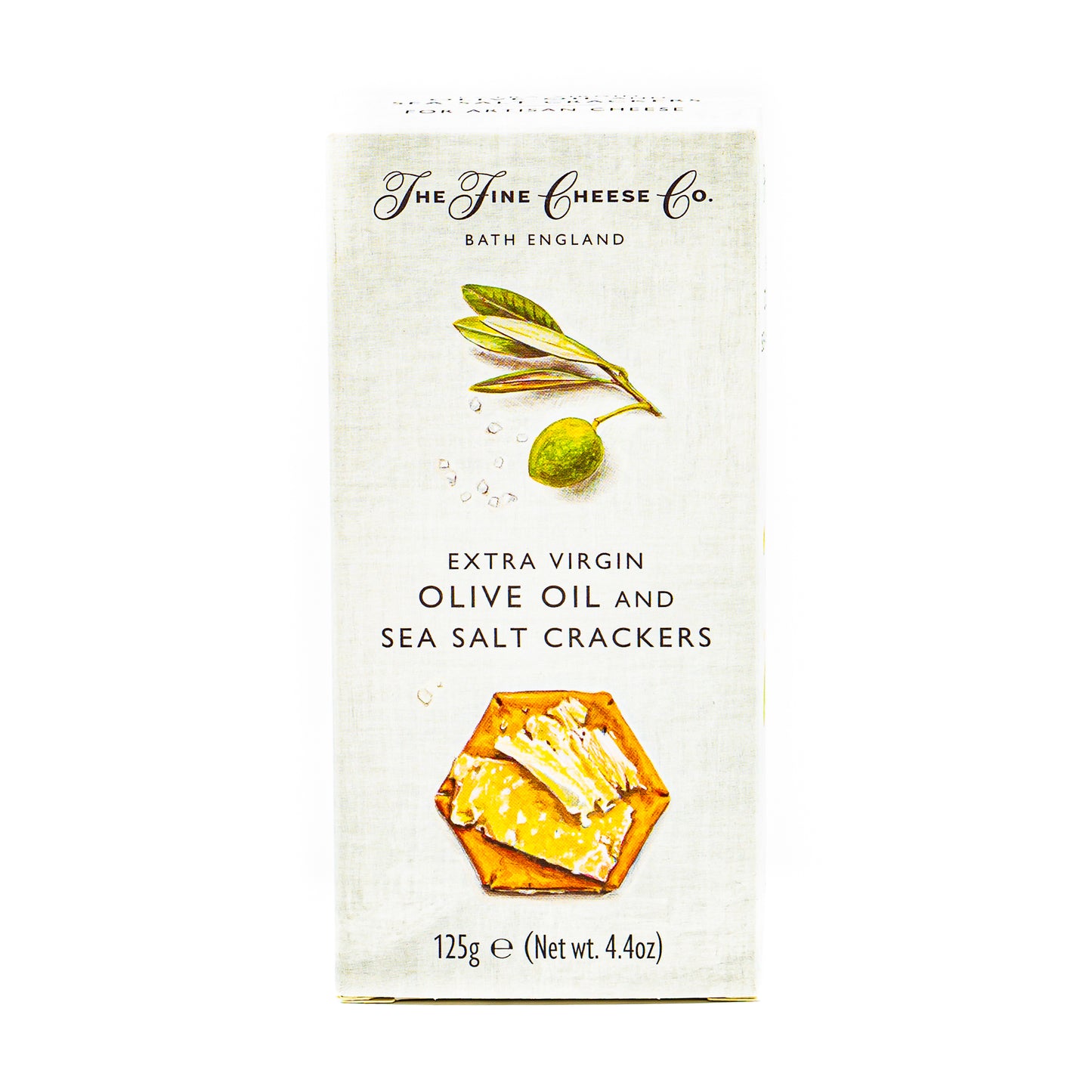 The Fine Cheese Co EVOO & Seasalt Crackers 125g