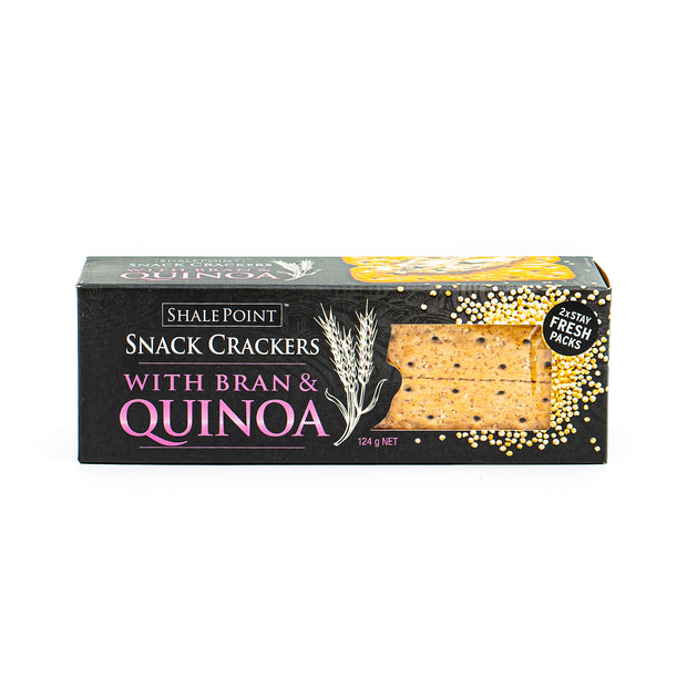 Shale Point Crackers Bran & Quinoa 124g