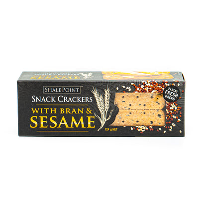 Shale Point Crackers Bran & Sesame 124g