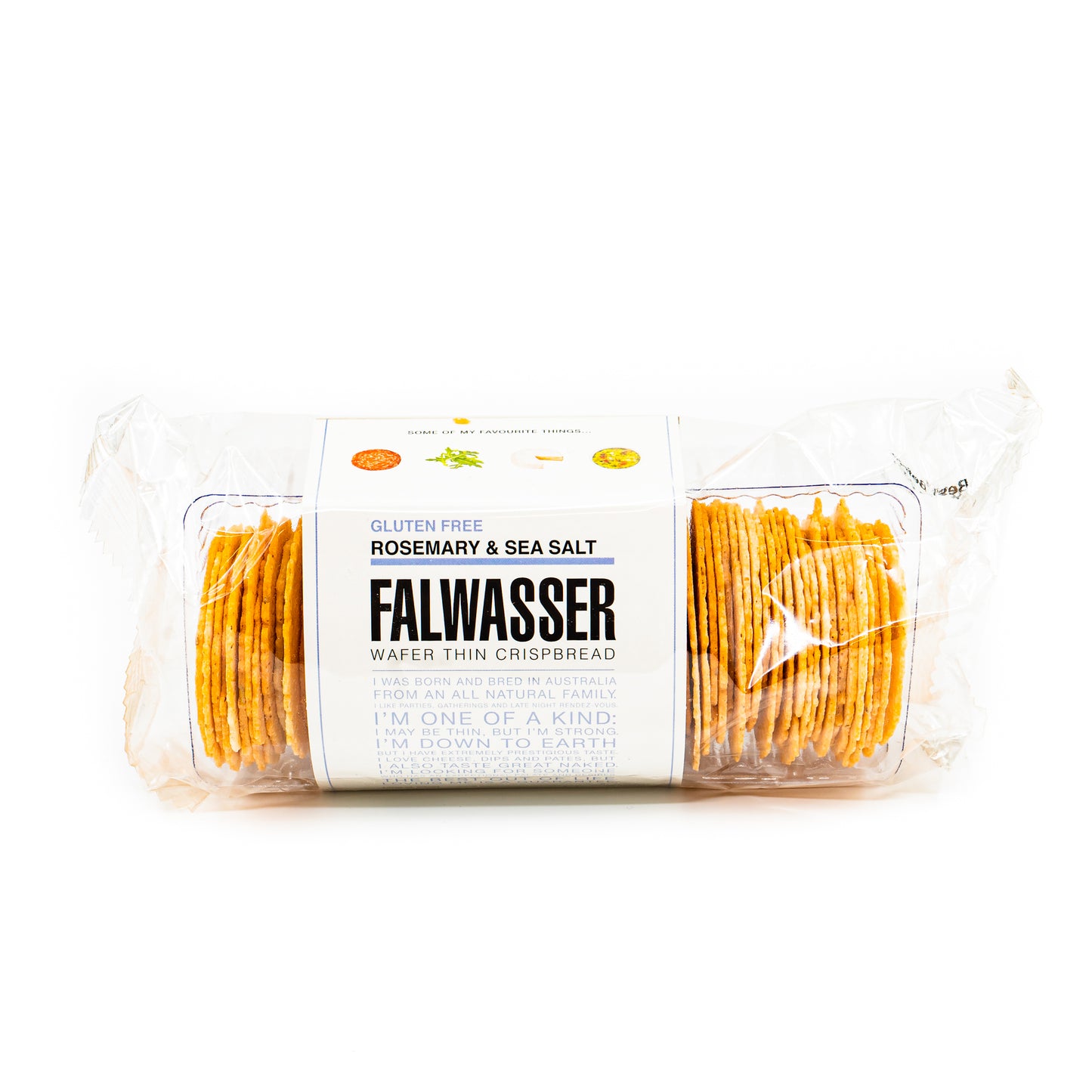 Falwasser Rosemary Sea Salt Wafers (GF) 120g
