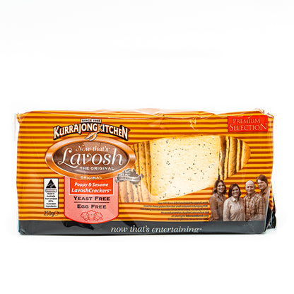 Kurrajong Kitchen Lavosh Original Crackers (YF, EF) 250g