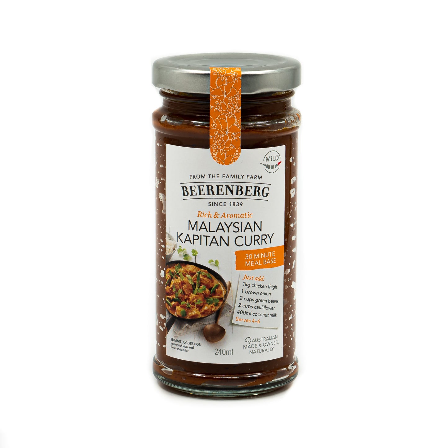 Beerenberg Malaysian Kapitan Curry 240ml
