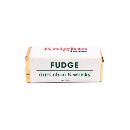 Knights Riverina X Corowa Whisky Fudge: Dark Choc & Whisky