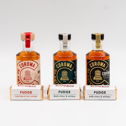 Knights Riverina X Corowa Whisky Fudge: Mad Dog & Choc Orange