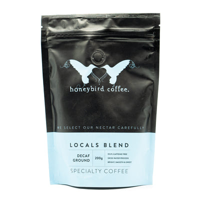Honeybird Coffee Locals Blend Decaf Ground 200g