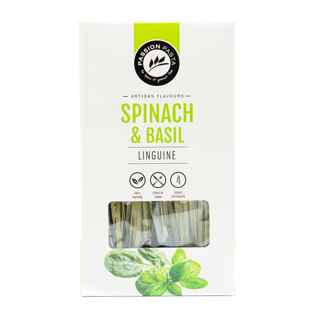 Passion Pasta Spinach & Basil Linguine 250g
