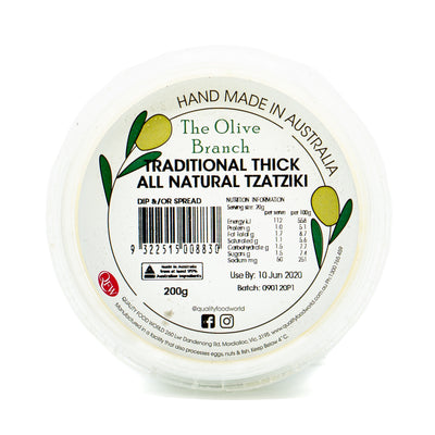 The OB Traditional Thick Nat Tzatziki 200g