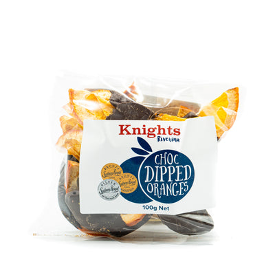 Knights Chocolate Dipped Dried Oranges 100g