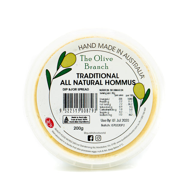 The OB Traditional All Natural Hommus 200g