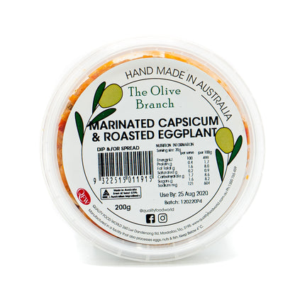 The OB Marinated Capsicum & Roasted Eggplant 200g