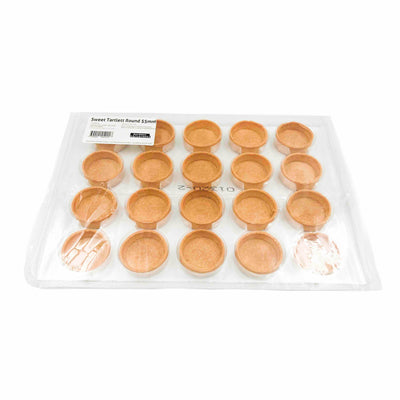 Sweet Round Tart Shells 55mm (20 pack)