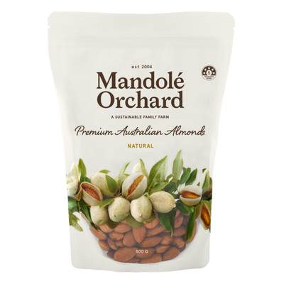 Mandole Orchard Almonds Natural 500g