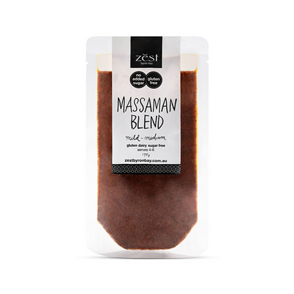 Zest Massaman Curry Sauce 175g (GF, V, DF)